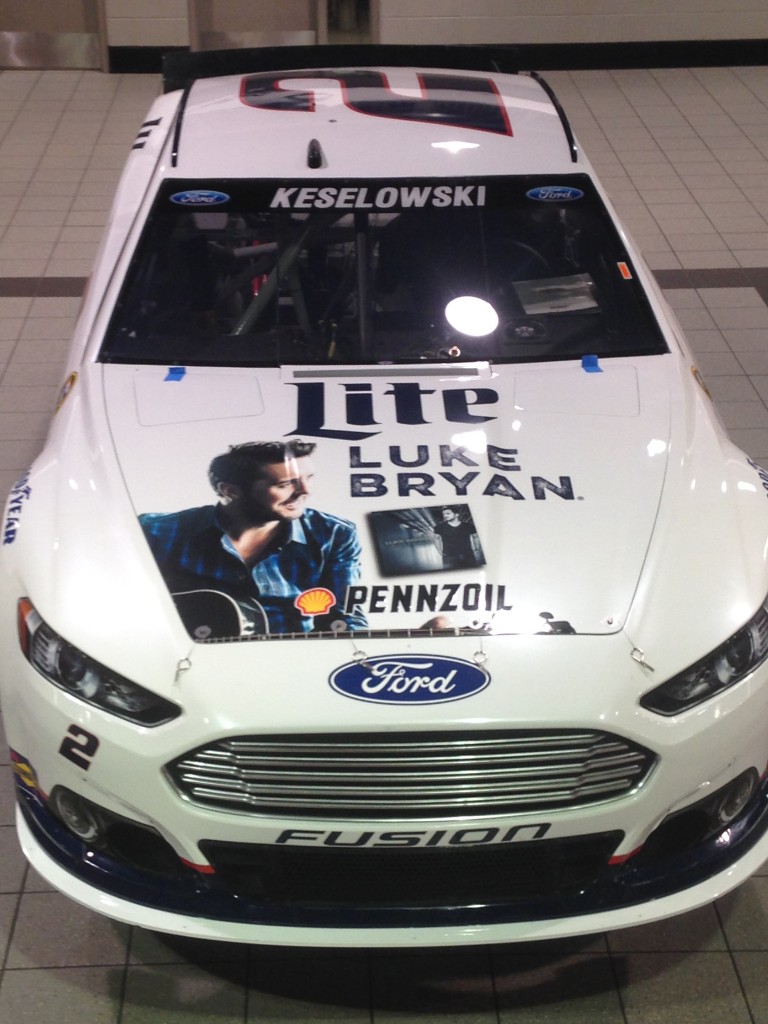 Brad Keselowski and Luke Bryan team up for a second time! (Photo Courtesy of Olson)