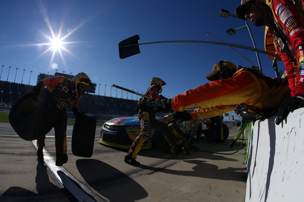 Kyle Busch and his No. 18 team decided to get their pit crew revamped!