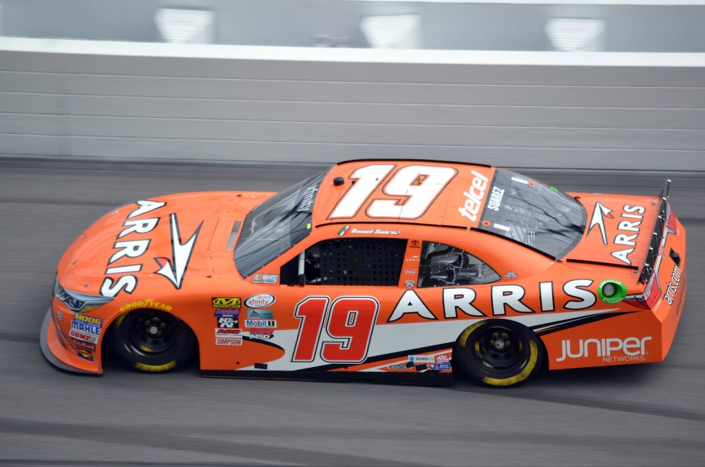 It may not be Monaco, but it has to be cool for Suarez to have raced at Daytona. (Photo Credit: Jeremy Thompson)