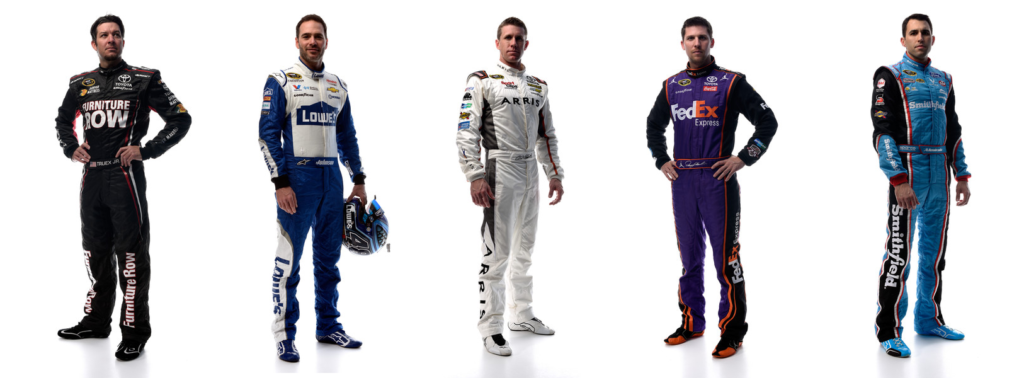 Will one of these five be hosting Miles the Monster in Victory Lane?