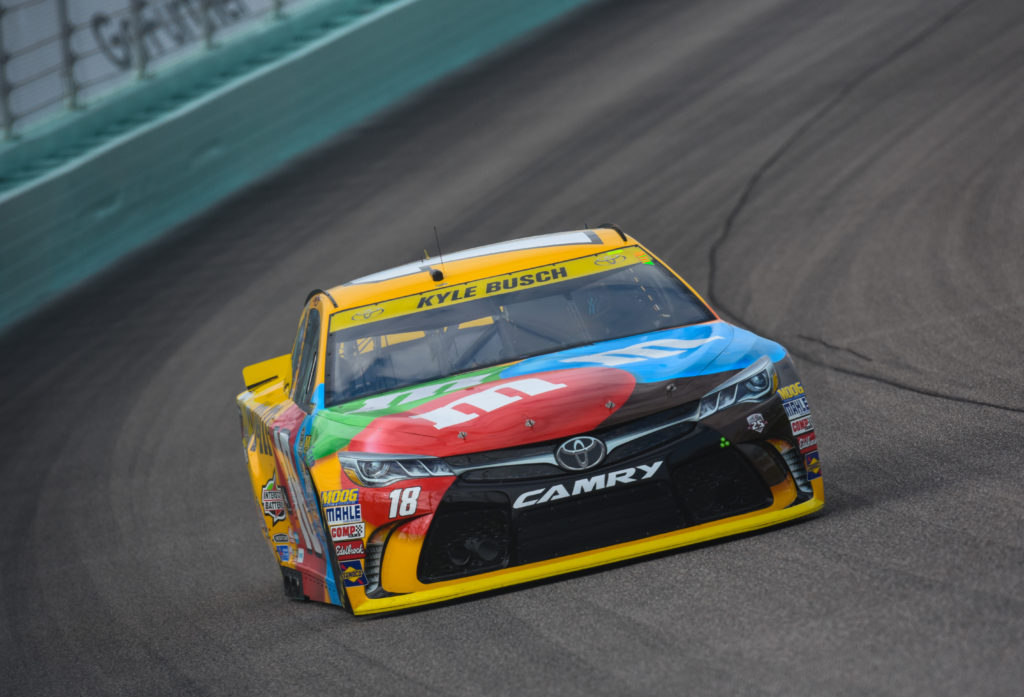 Kyle Busch has one factor going for him today: experience. (Photo Credit: Jeremy Thompson/The Racing Experts)