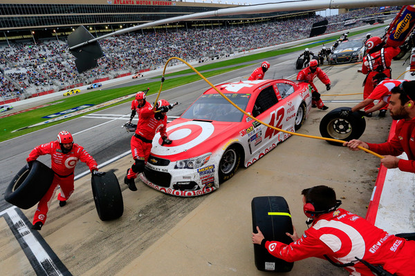 Larson's No. 42 over the wall crew have been steady and precise on pit road.
