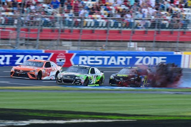 Might we see more of this exciting action from the young guns at Charlotte Motor Speedway? (Photo Credit: Zach Darrow)
