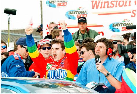 "1-2-3, that is so awesome." - Jeff Gordon following his '97 Daytona 500 win.
