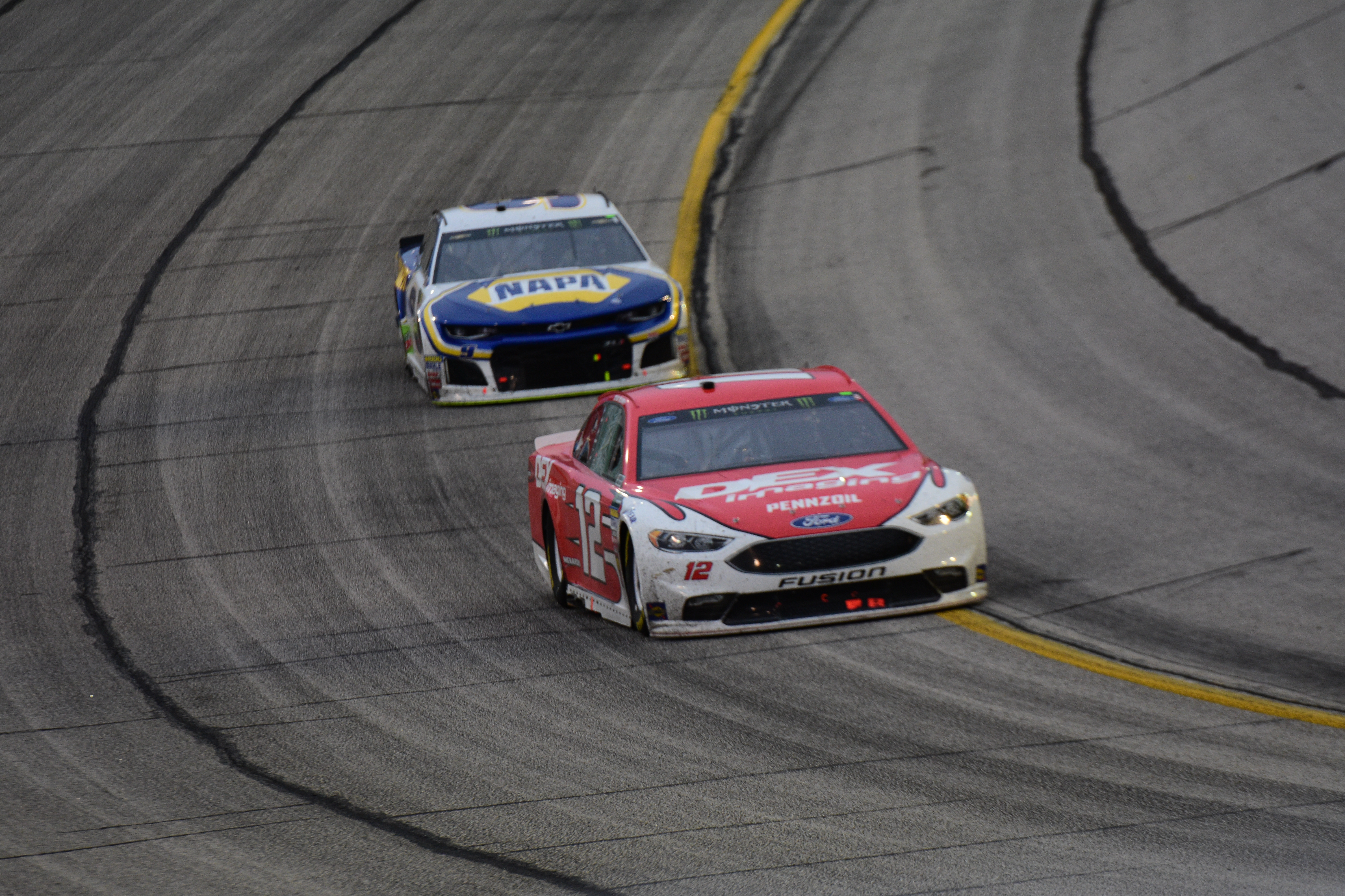 Will we see a battle between young guns like Ryan Blaney and Chase Elliott during the West Coast Swing? (Photo Credit: Zach Darrow/TPF)