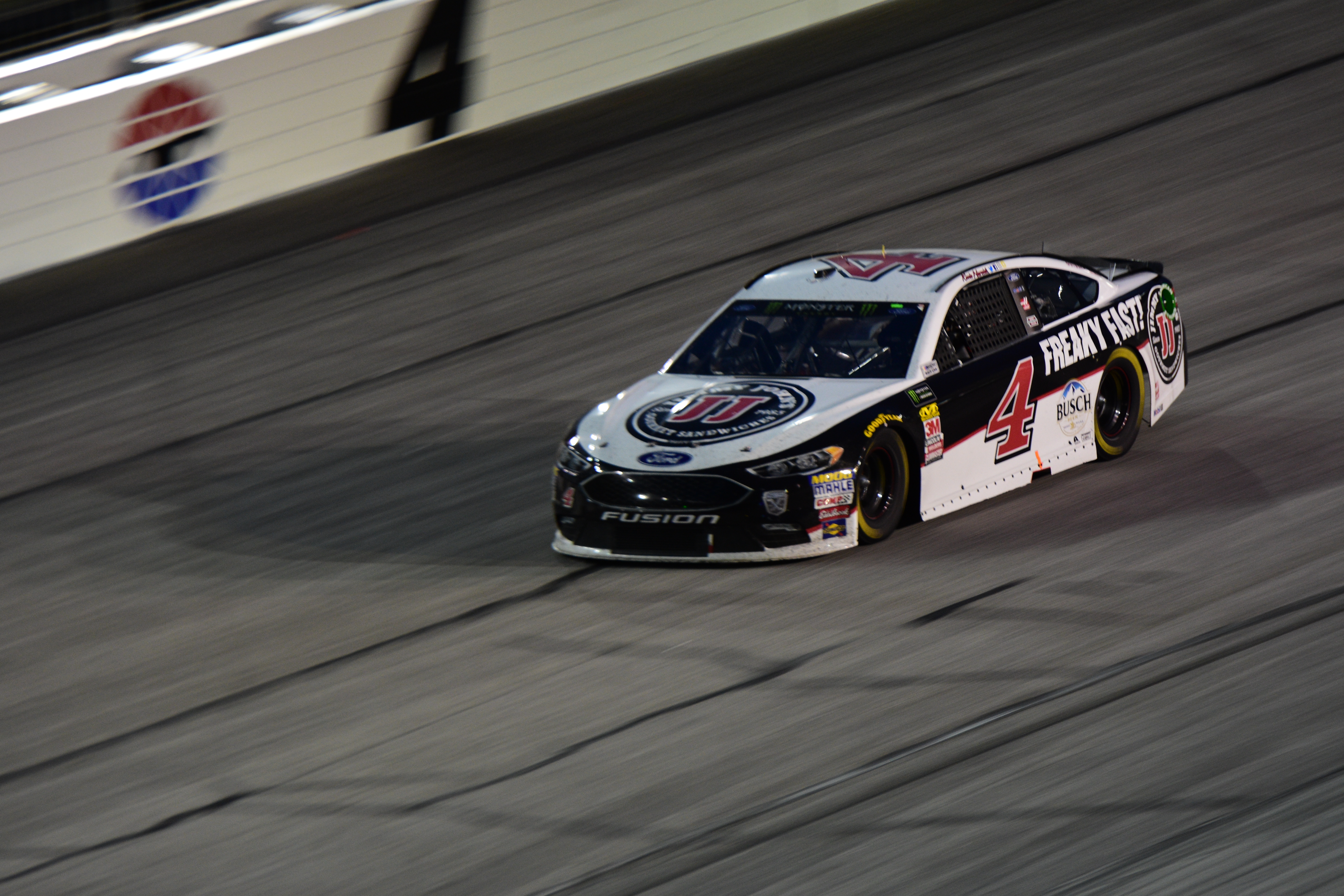 Like Ron Swanson, Kevin Harvick, at least his car, is quite modest about its speed! (Photo Credit: Zach Darrow/TPF)