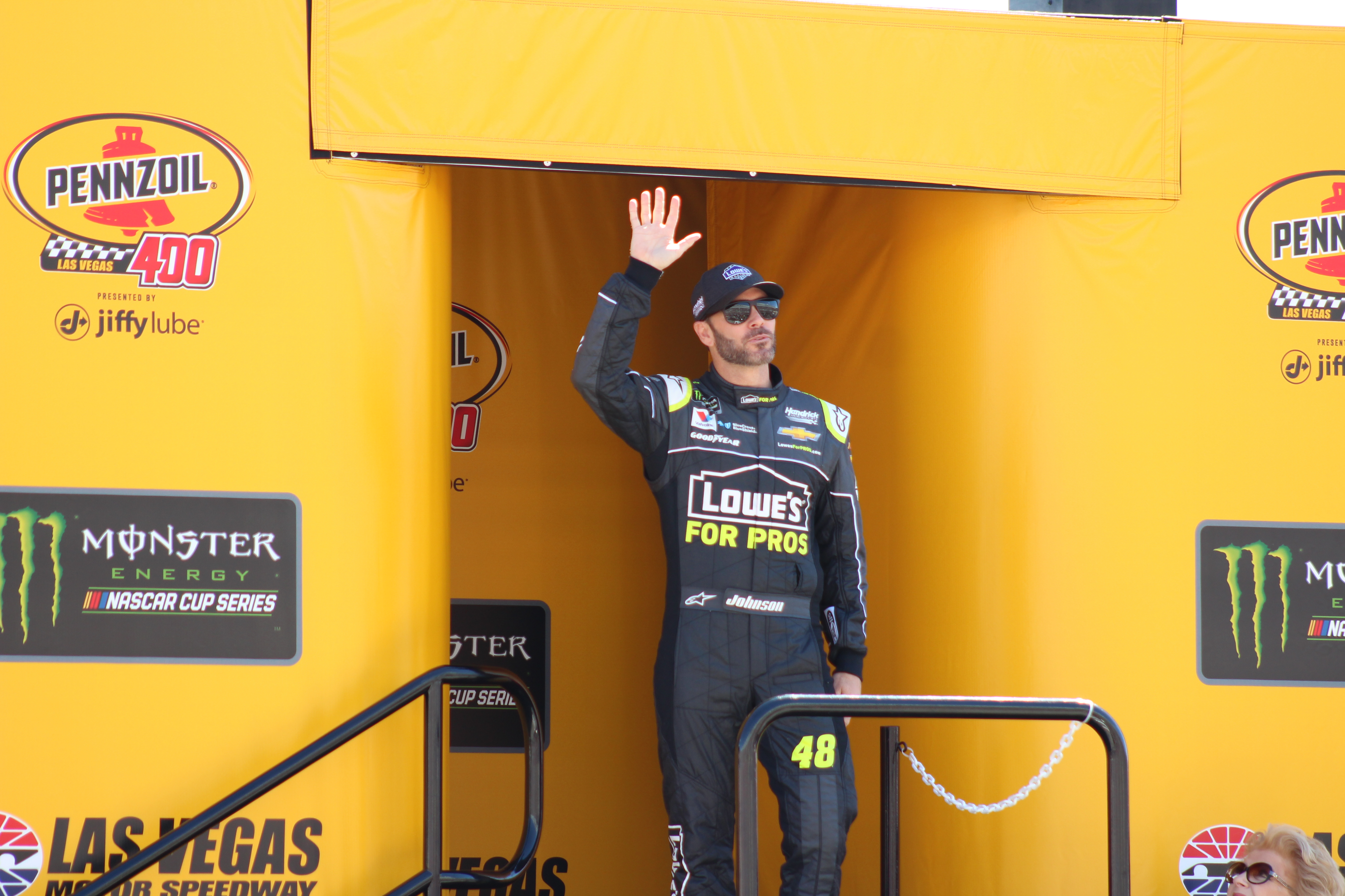 Raise your hands if you think Jimmie Johnson is a Busch Pole Award winner on Saturday. (Photo Credit: Jose L. Acero, Jr./TPF)