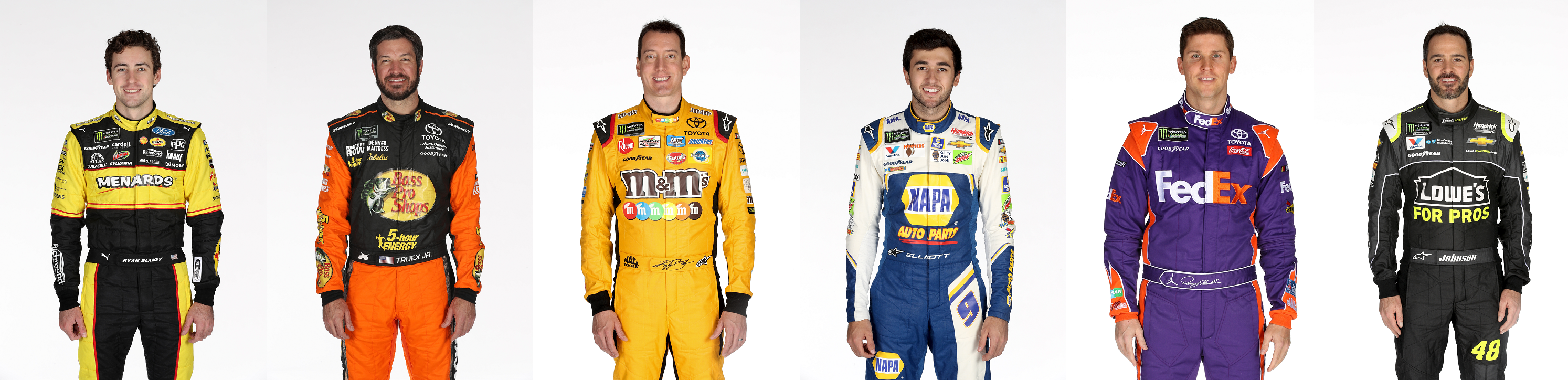 Which of these six drivers will be a lone star in Texas' Victory Lane?