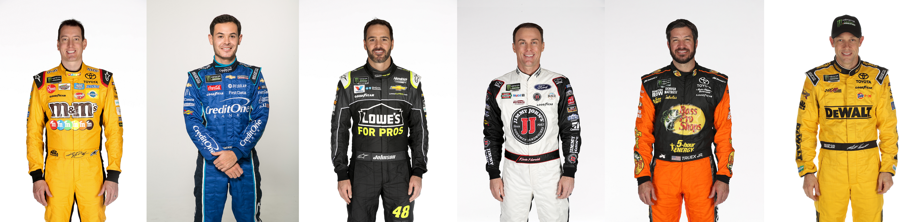 Will one of these six claim the checkered flag tonight?
