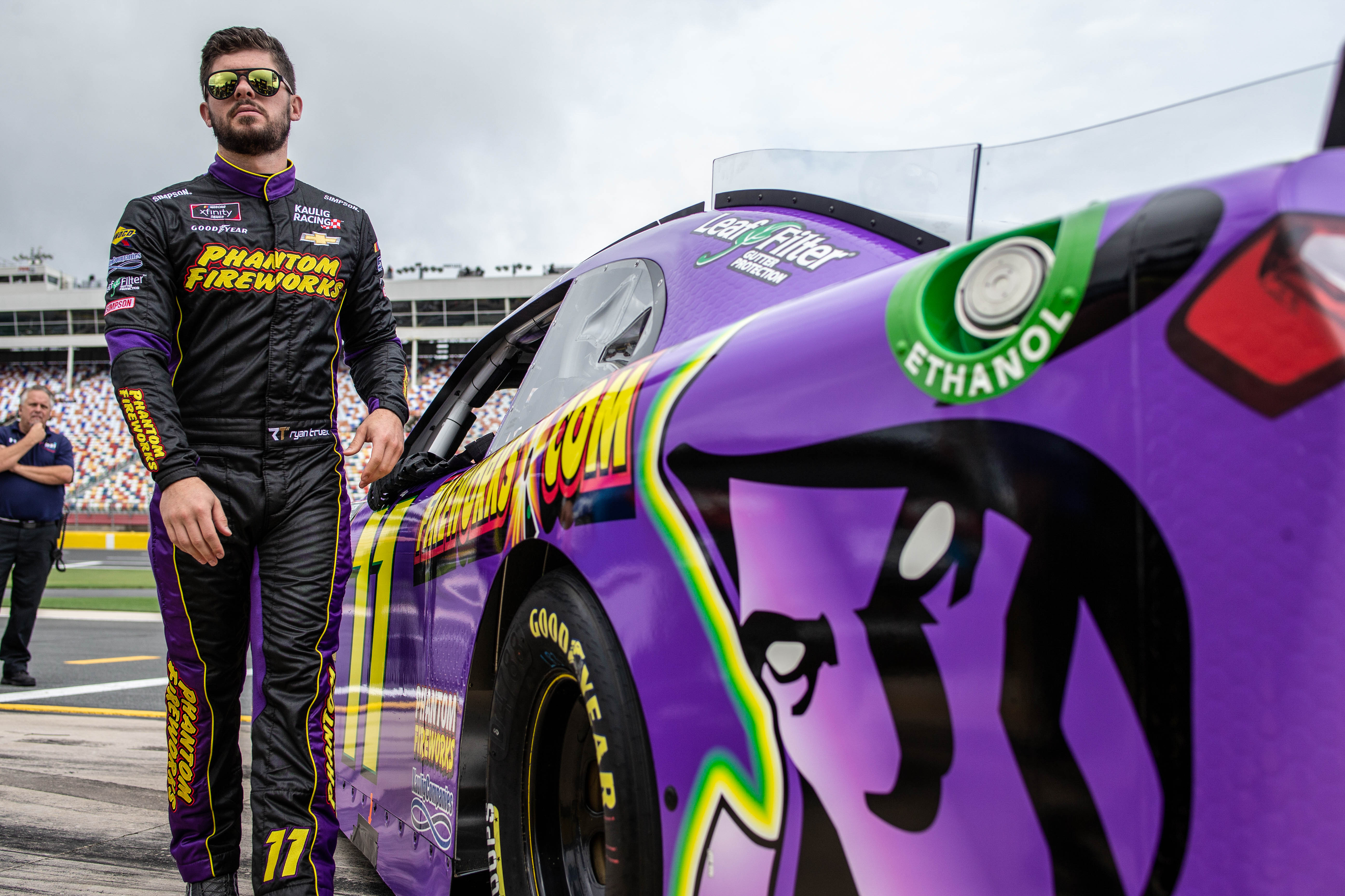 Truex could've used a bit of purple rain during the race at Charlotte. (Photo Credit: Action Sports Photography, Inc.)