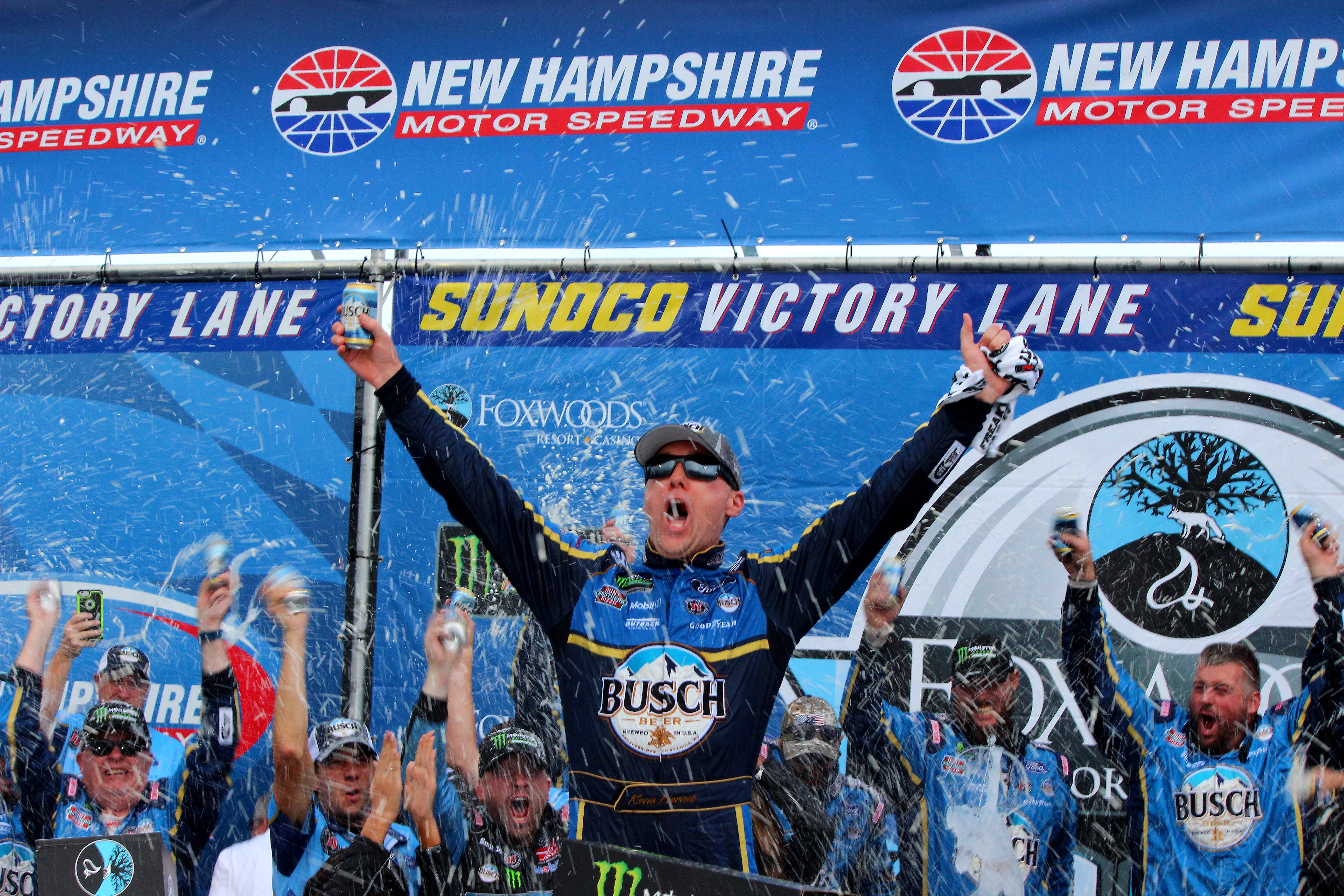 Nothing like the sweet suds of Victory Lane with some Buschhhhhhhhhhh. (Photo Credit: Josh Jones/TPF)