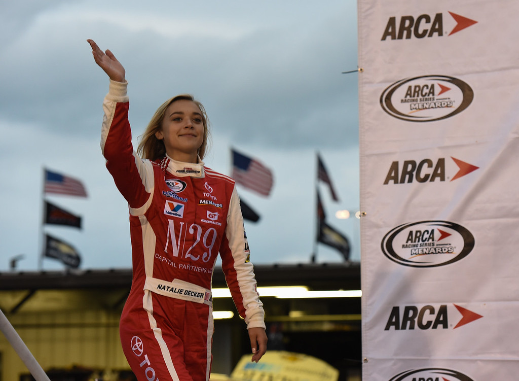 Appreciative and ambitious, Natalie Decker makes the most of her rookie season in ARCA with Venturini Motorsports. (Photo Credit: Jeremy Thompson/TPF)