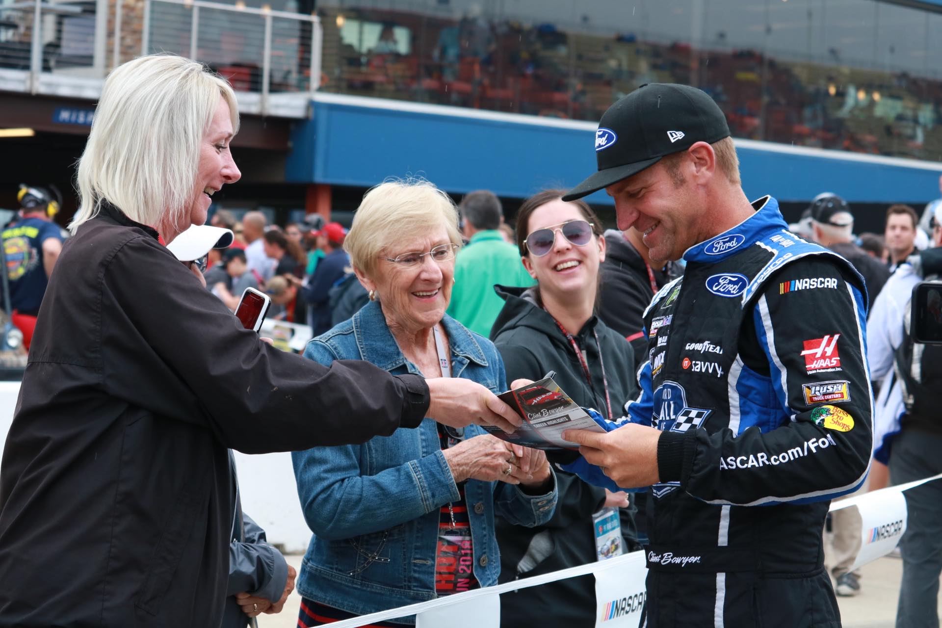 Whether it's a fan at Lakeside or at Michigan, Bowyer appreciates the passionate fans. (Photo Credit: Kathleen Cassidy/TPF)