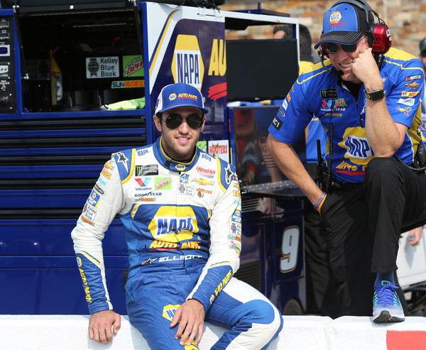 Chase Elliott has been mostly smiling after winning his first Cup race at the Glen.