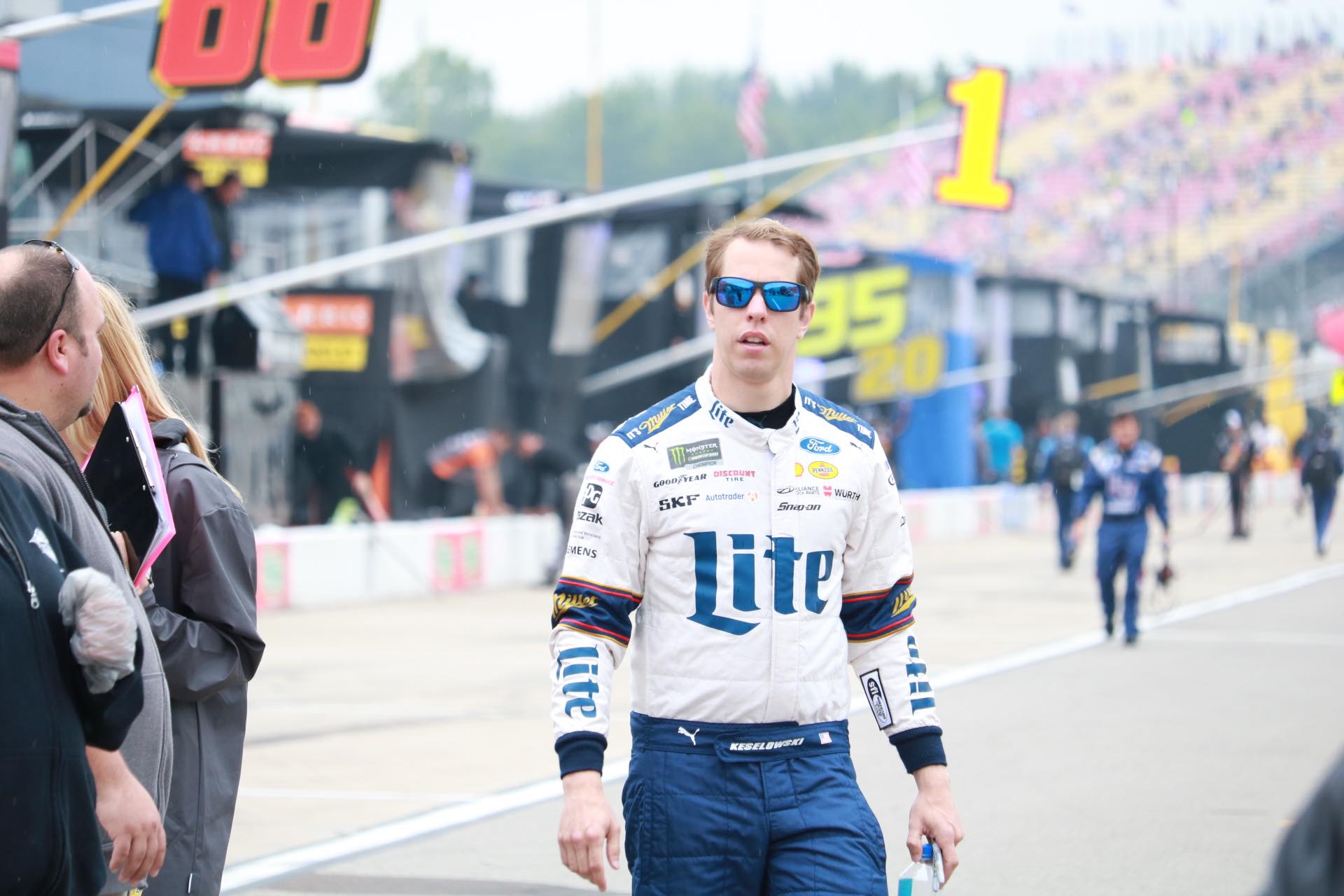 Brad Keselowski finally won his first race of 2018 in special style. (Photo Credit: Kathleen Cassidy/TPF)
