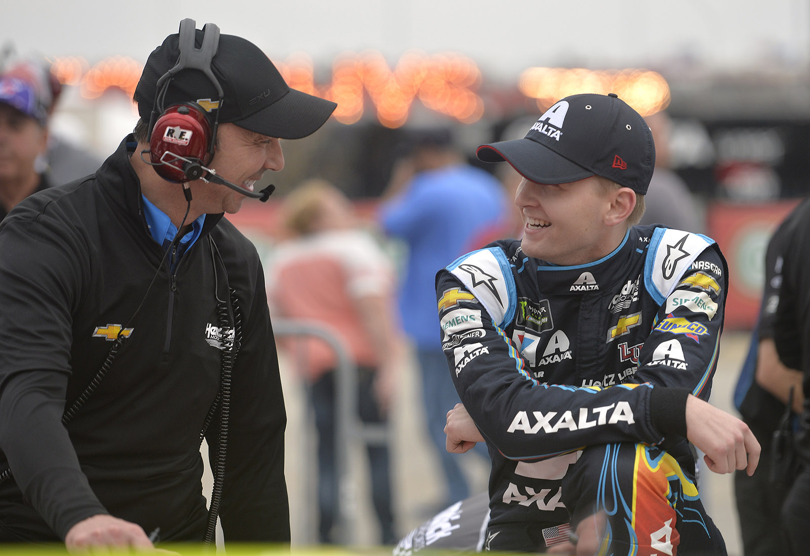On the contrary, Byron perceives Chad Knaus in a positive light. (Photo Credit: Phil Cavali)