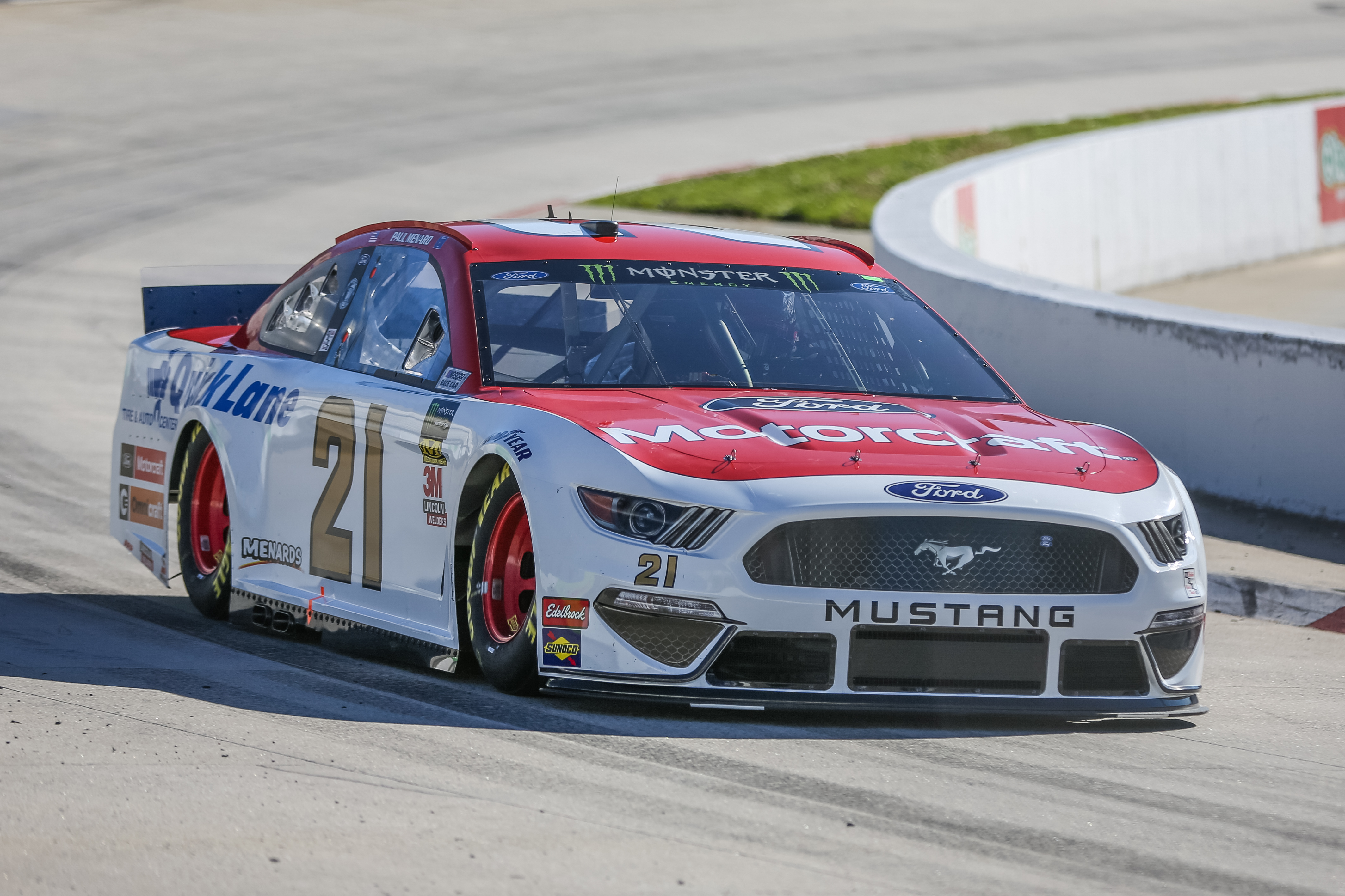 Nothing says Martinsville as perfectly as Paul Menard's No. 21 Wood Brothers Ford. (Photo Credit: Jonathan Huff/TPF)
