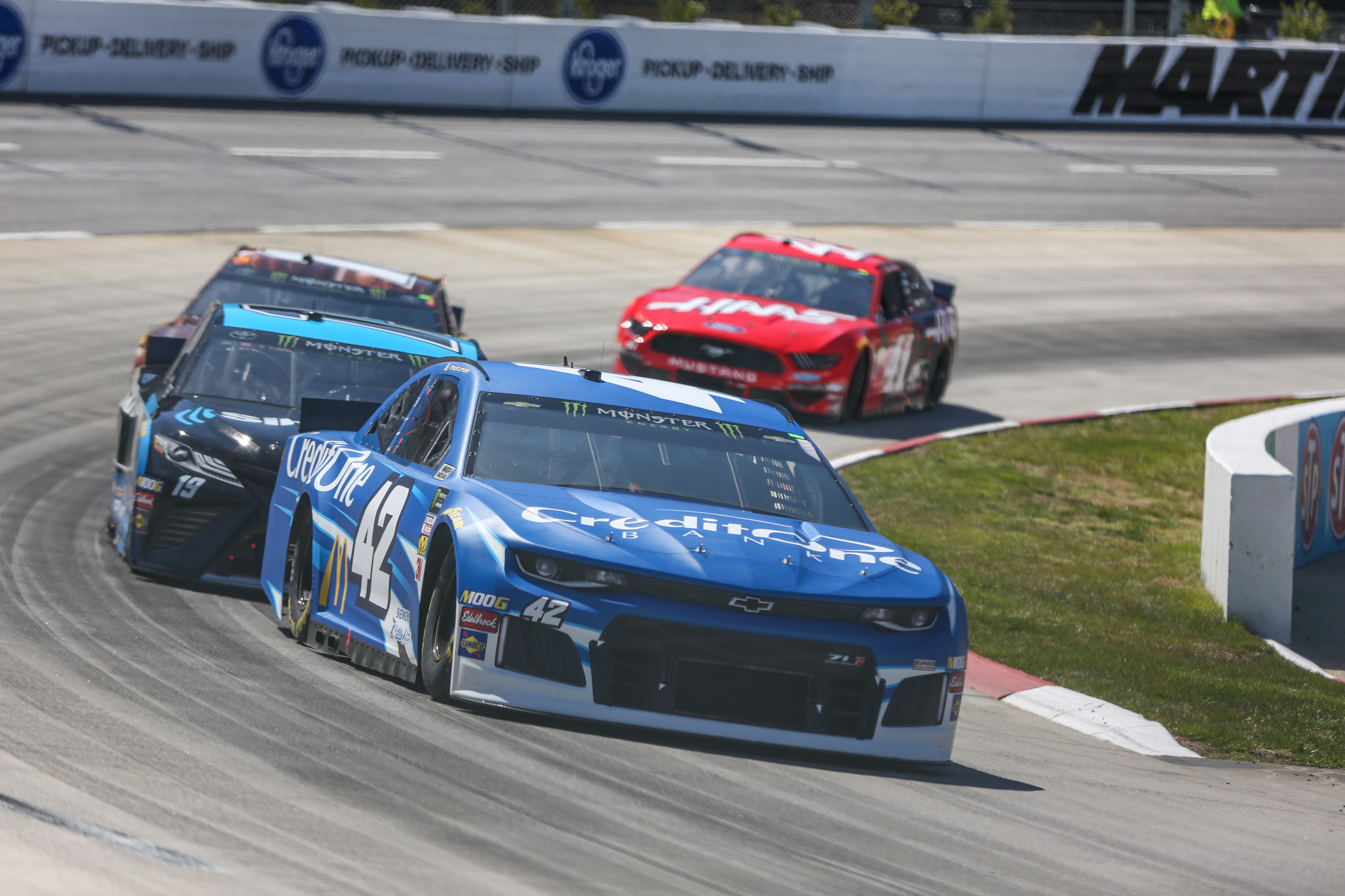 The worlds of on track and virtual racing may not seem impossible to Larson. (Photo Credit: Jonathan Huff/TPF)