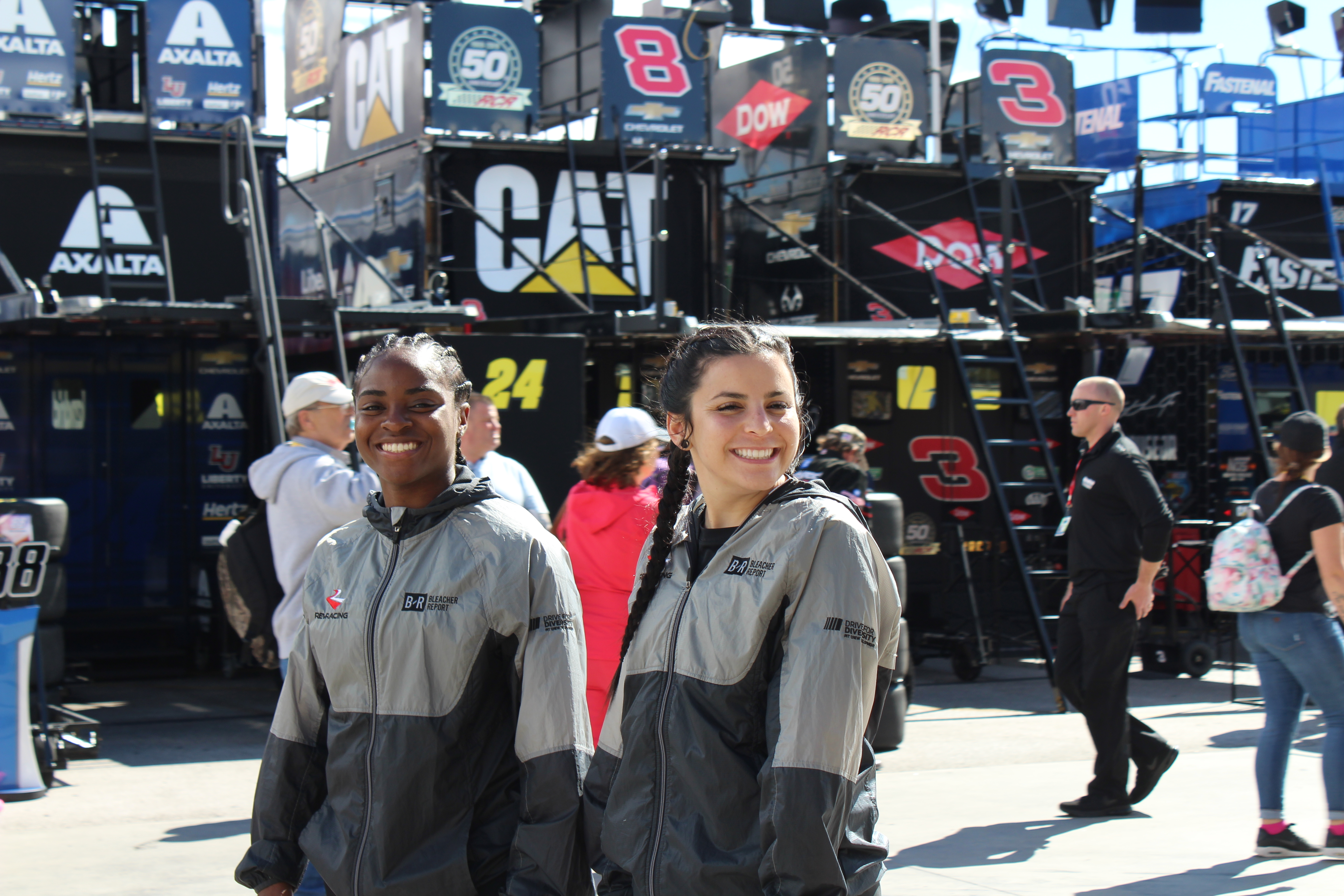 Conversely, O'Leary and her friend Brehanna Daniels have made tremendous strides in NASCAR. (Photo Credit: Jose L. Acero Jr/TPF)