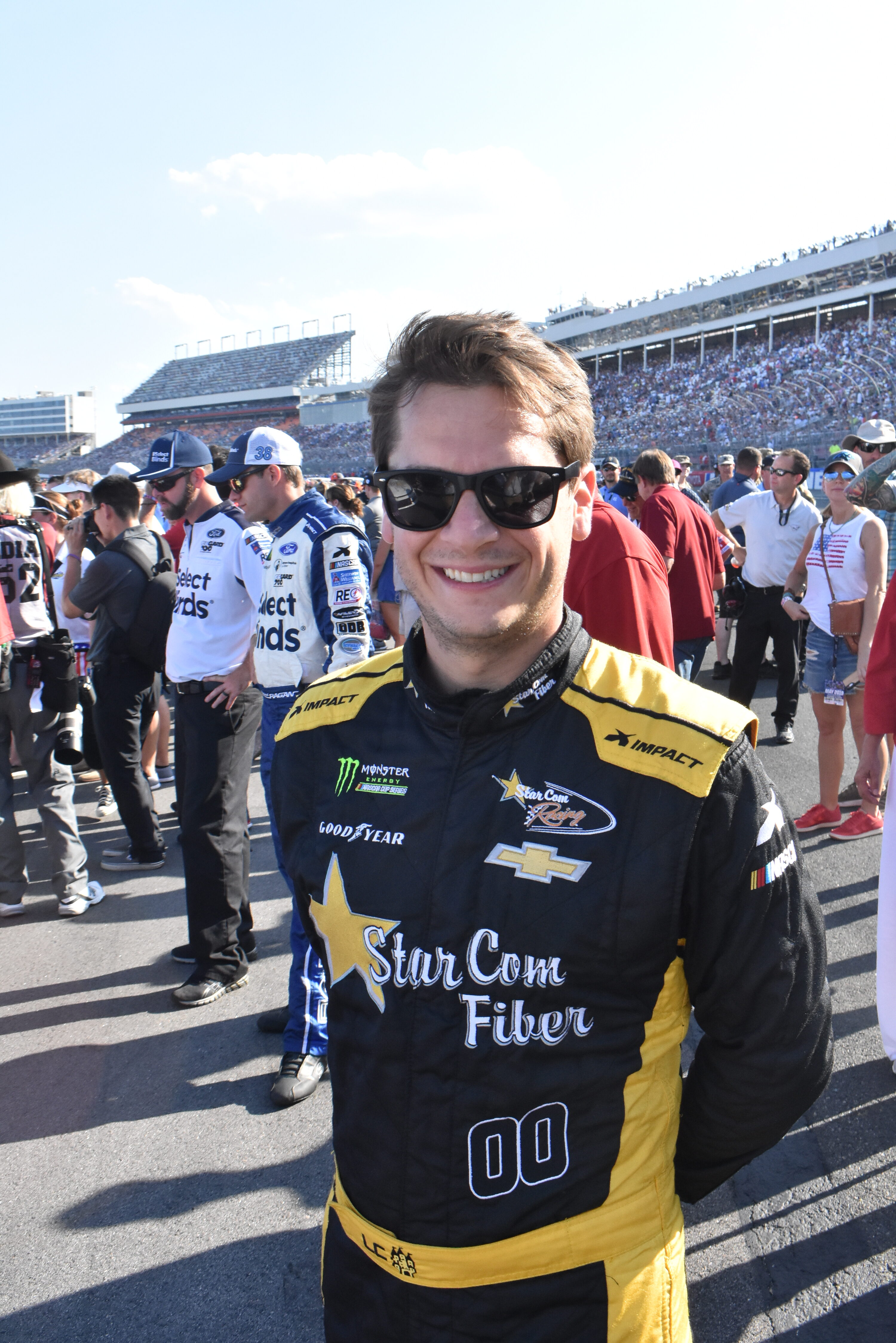 By all means, Landon Cassill and his team are excited about the upcoming races. (Photo Credit: Andrew Fuller/TPF)