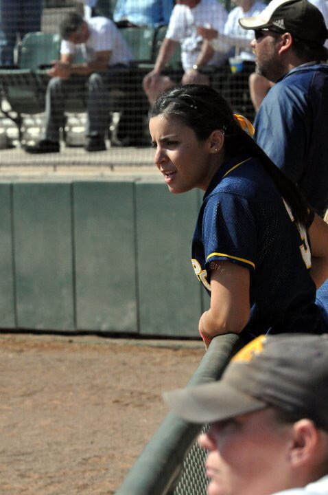 O'Leary during her junior college softball days at Frank Phillips College. (Photo Credit: Breanna O'Leary)