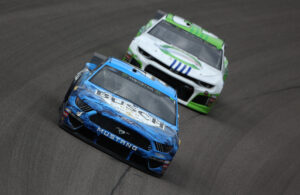 Pole sitter Kevin Harvick wants another Digital Ally 400 win at Kansas. (Photo Credit: Brian Lawdermilk/Getty Images)