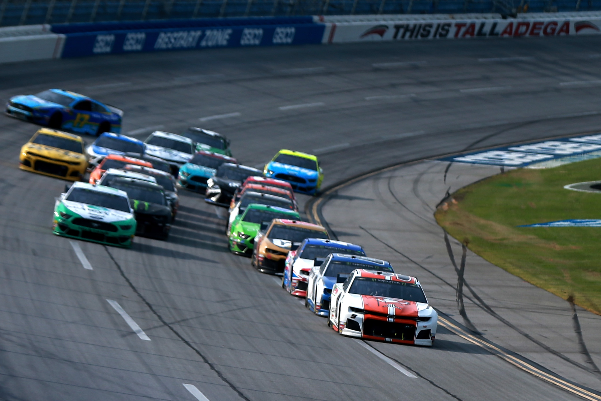 Did NASCAR make the right call with the last second caution at Talladega? (Photo Credit: Sean Gardner/Getty Images)