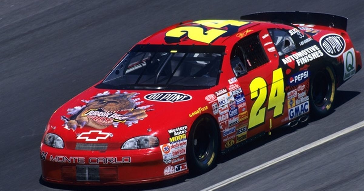 Who remembers Jeff Gordon's T-Rex car for the 1997 Monster Energy NASCAR All-Star Race?