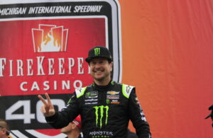 Focused and energized, Kurt Busch had a strong run at Michigan. (Photo Credit: Stephen Conley/TPF)