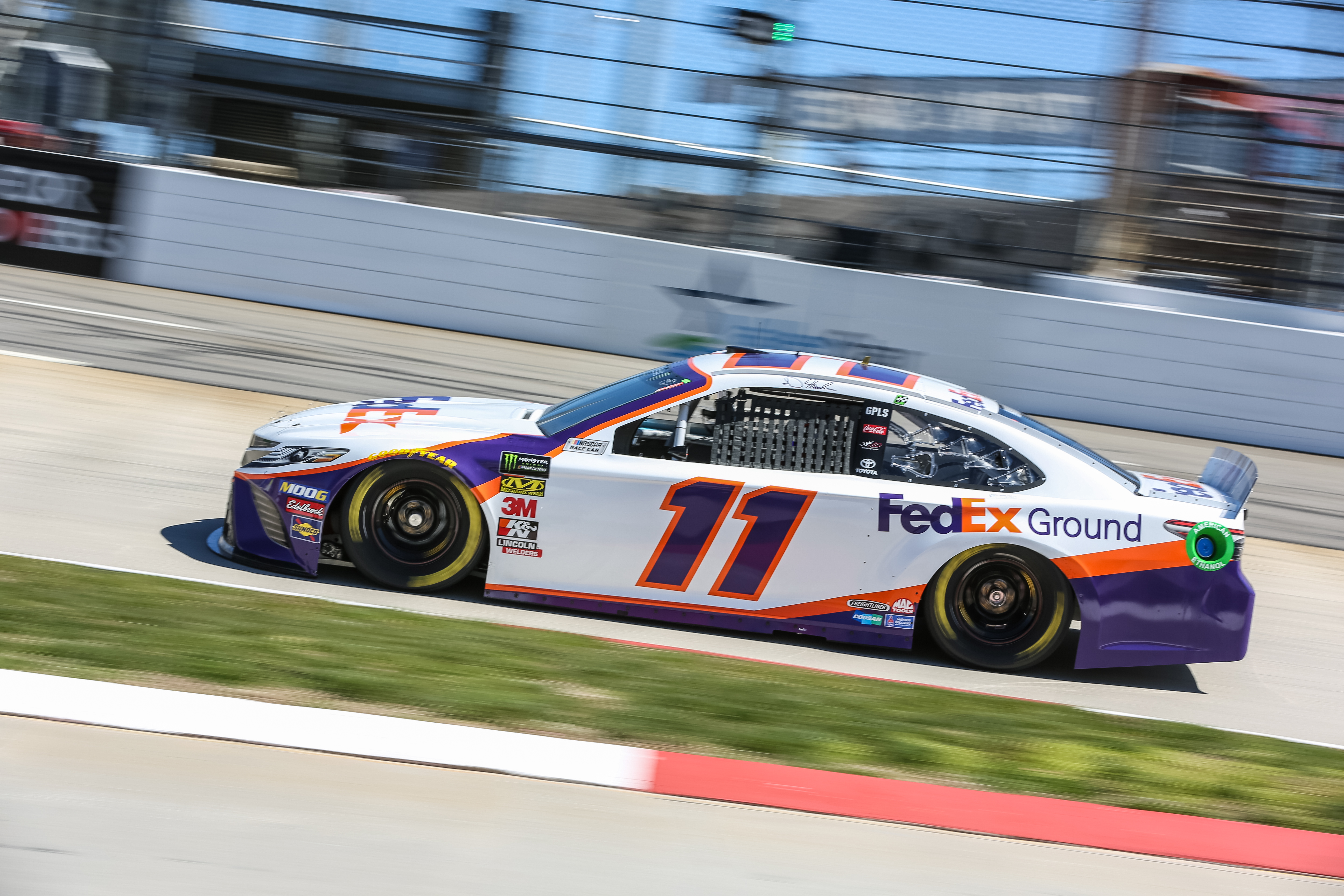 Denny Hamlin expressed his thoughts on the length of the Coca-Cola 600. (Photo Credit: Jonathan Huff/TPF)