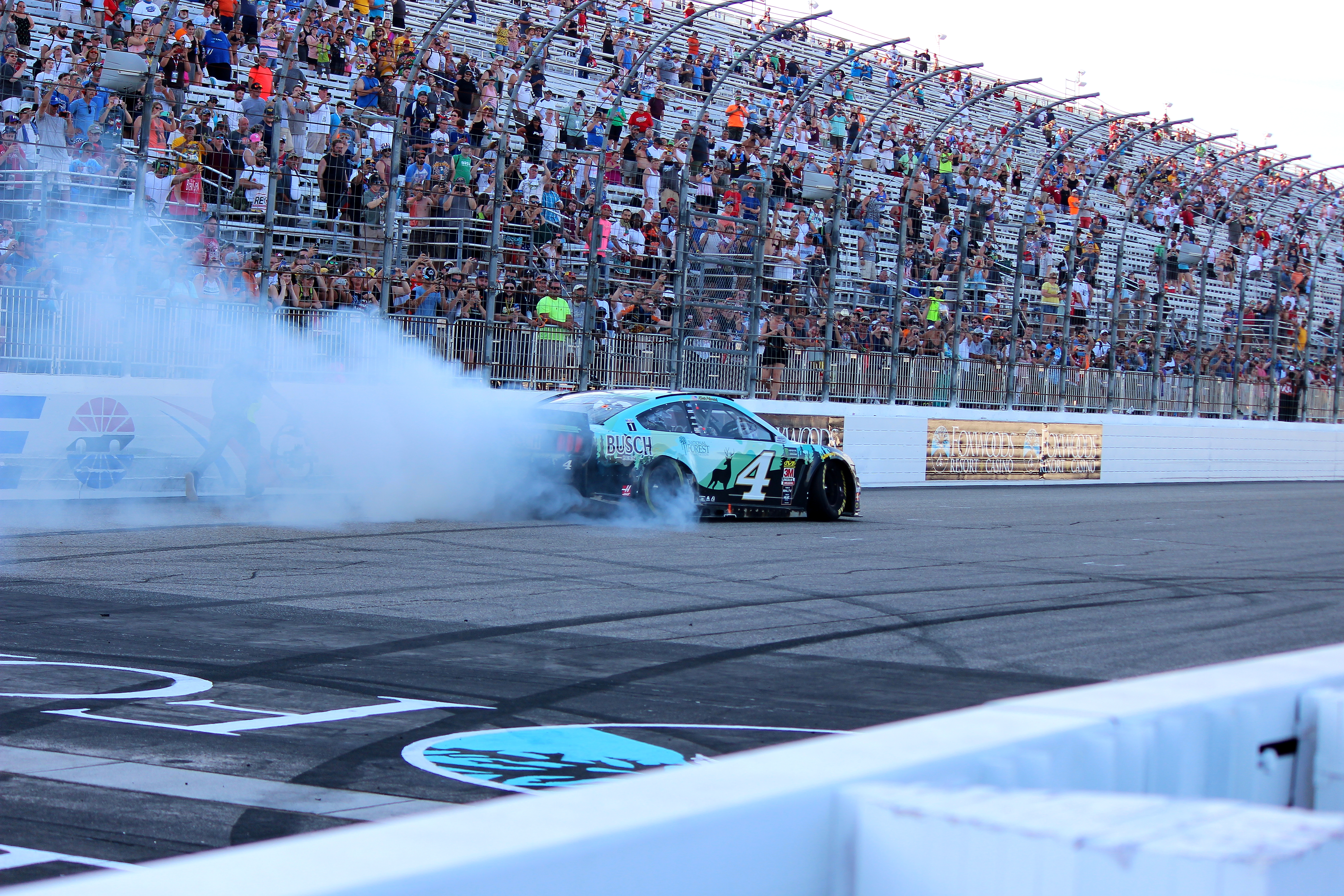 Overall, Harvick excels at winning and burning down the house. (Photo Credit: Josh Jones/TPF)