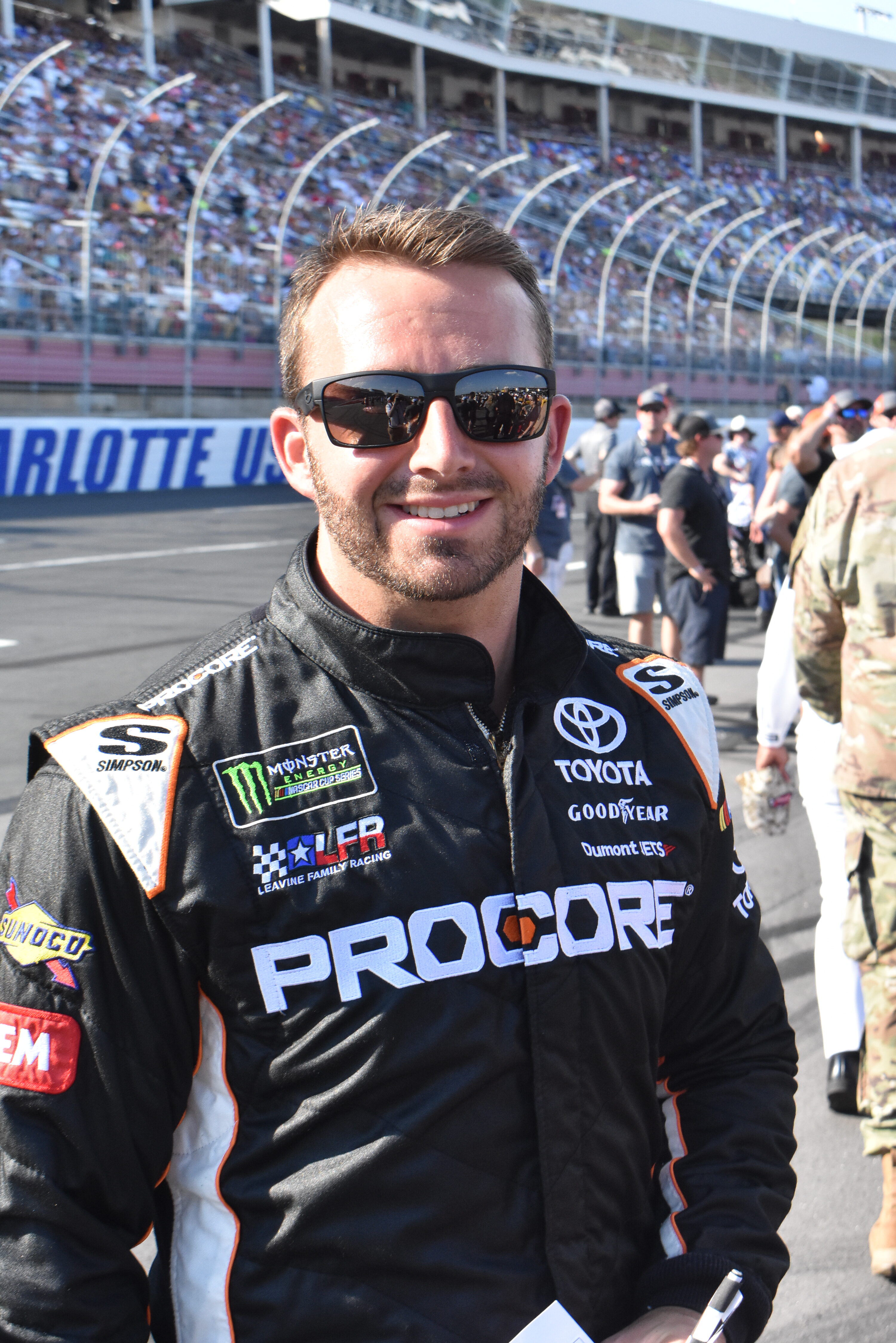 Without a doubt, Matt DiBenedetto enjoys life with Leavine Family Racing. (Photo Credit: Andrew Fuller/TPF)