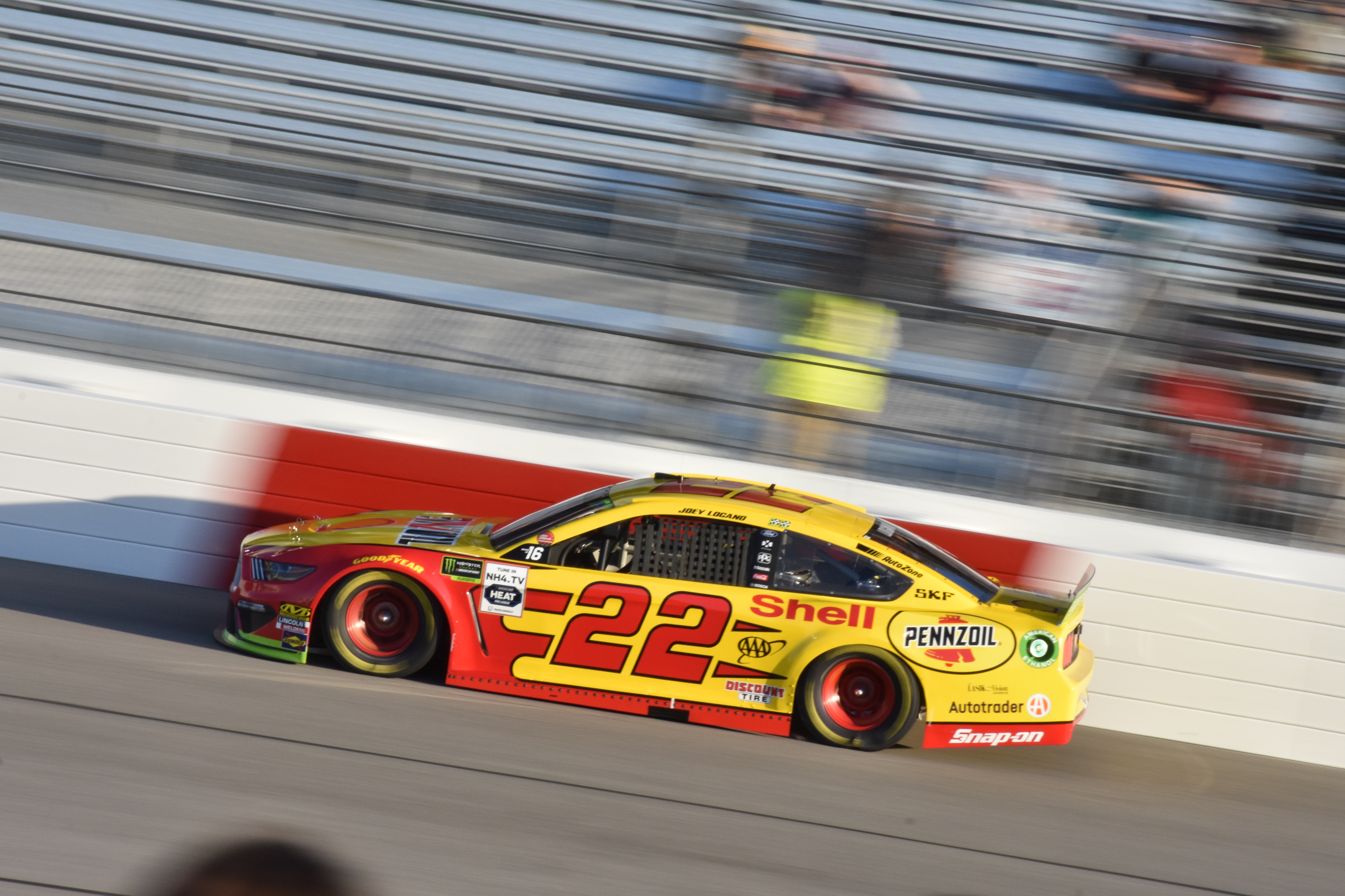Certainly, Joey Logano knows his way around Richmond. (Photo Credit: Andrew Fuller/TPF)
