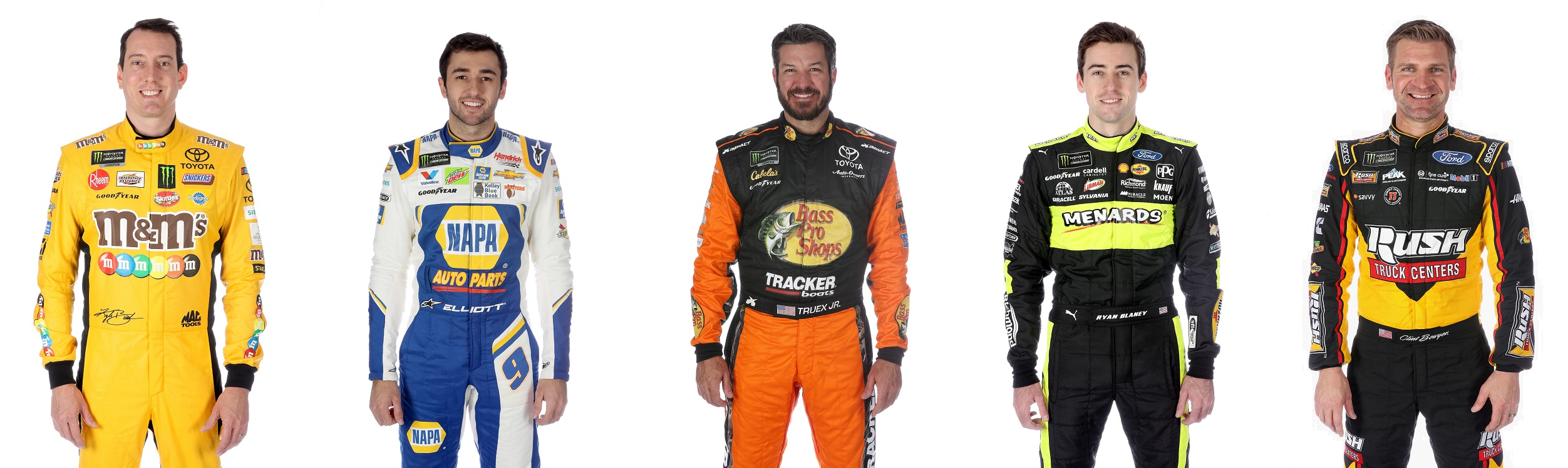 Might one of these five emerge victorious in today's Bank of America ROVAL 400?