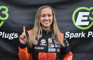 At just age 20, Brittney Zamora of Kennewick, Wash. focuses on a successful NASCAR career. (Photo Credit: Luis Torres/Motorsports Tribute)