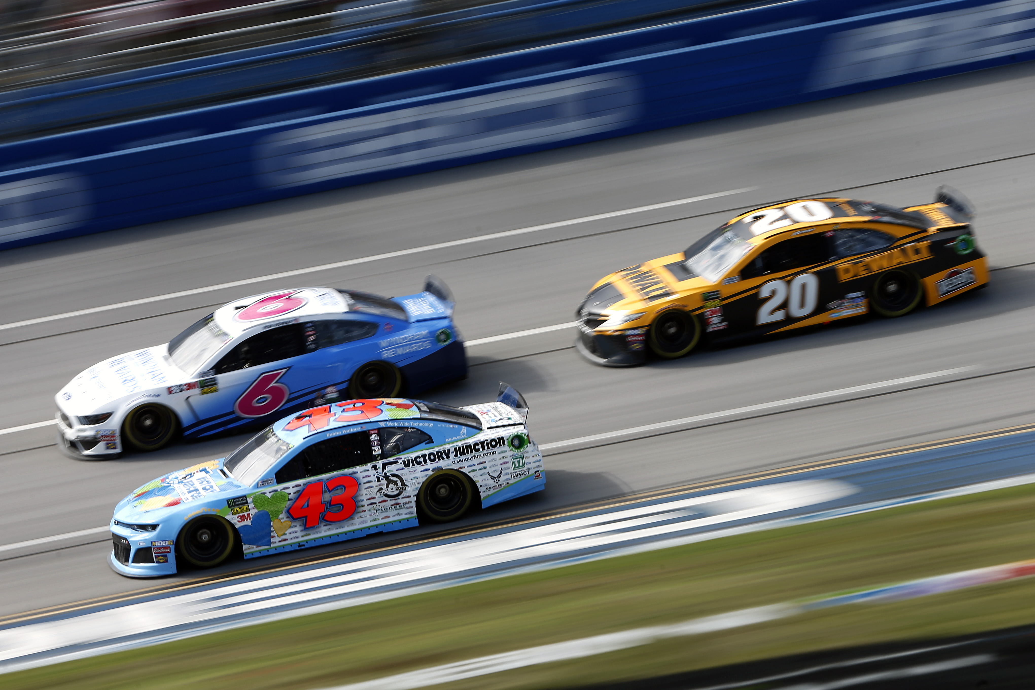 Will party lines ultimately decide today's 1000Bulbs.Com 500 at Talladega? (Photo Credit: Brian Lawdermilk/Getty Images)