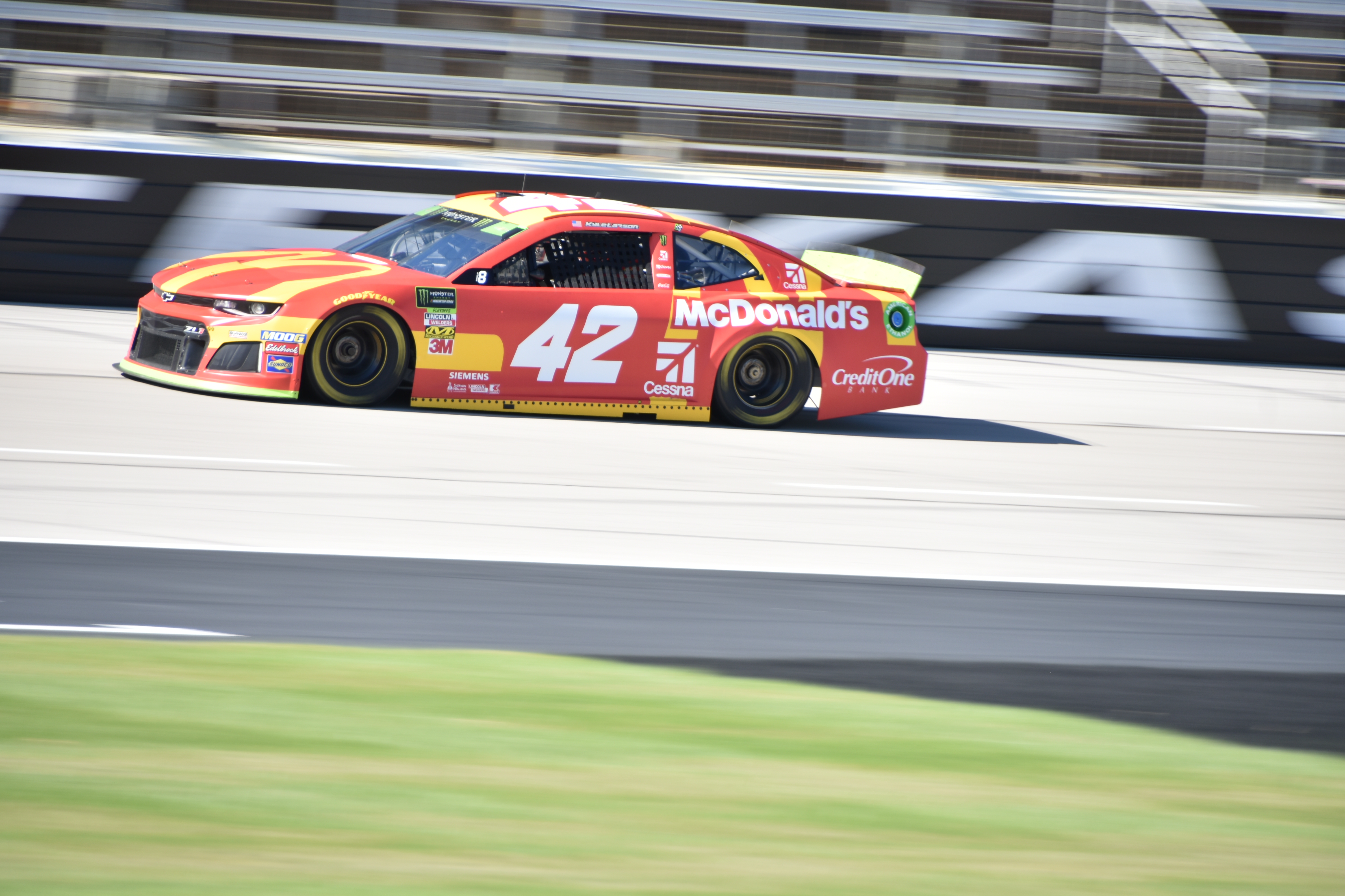 Altogether, Larson relishes the challenge of Texas Motor Speedway. (Photo Credit: Sean Folsom/TPF)