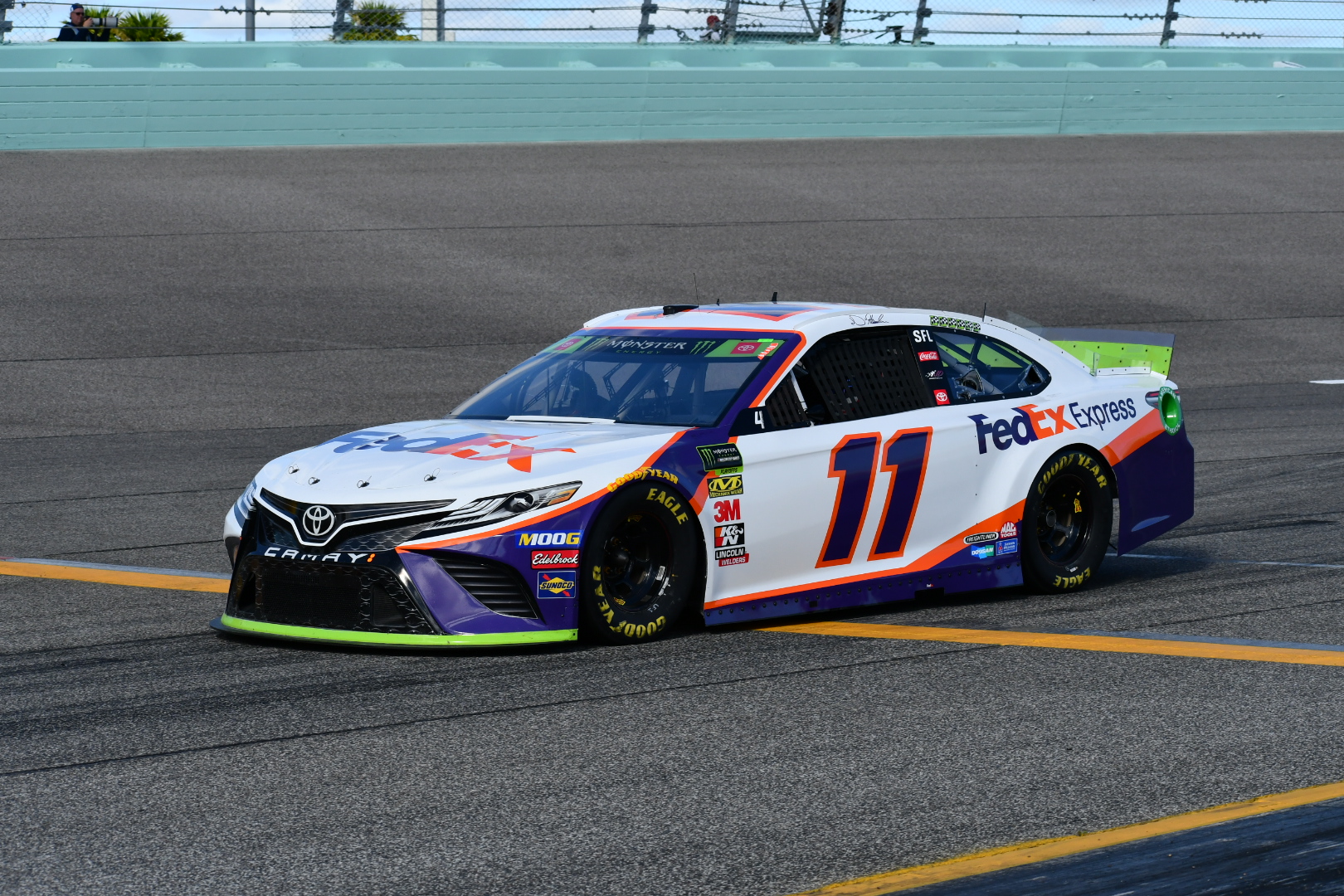 Definitely, Denny Hamlin leaves nothing on the table. (Photo Credit: Daniel Overbey/TPF)