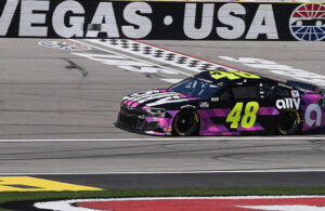 Above all, Jimmie Johnson makes a strong case for the Pennzoil 400 win with the fastest time in final practice. (Photo Credit: Getty Images)