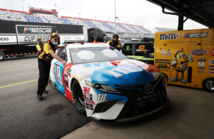 As NASCAR prepares for its return with the Real Heroes 400, Kyle Busch's crew prepares for Darlington. (Photo Credit: Chris Graythen/Getty Images)