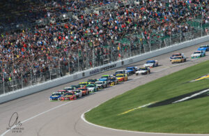 The Super Start Batteries 400 at Kansas may lack fans, but it won't lack in action! (Photo Credit: Stephen Conley/TPF)