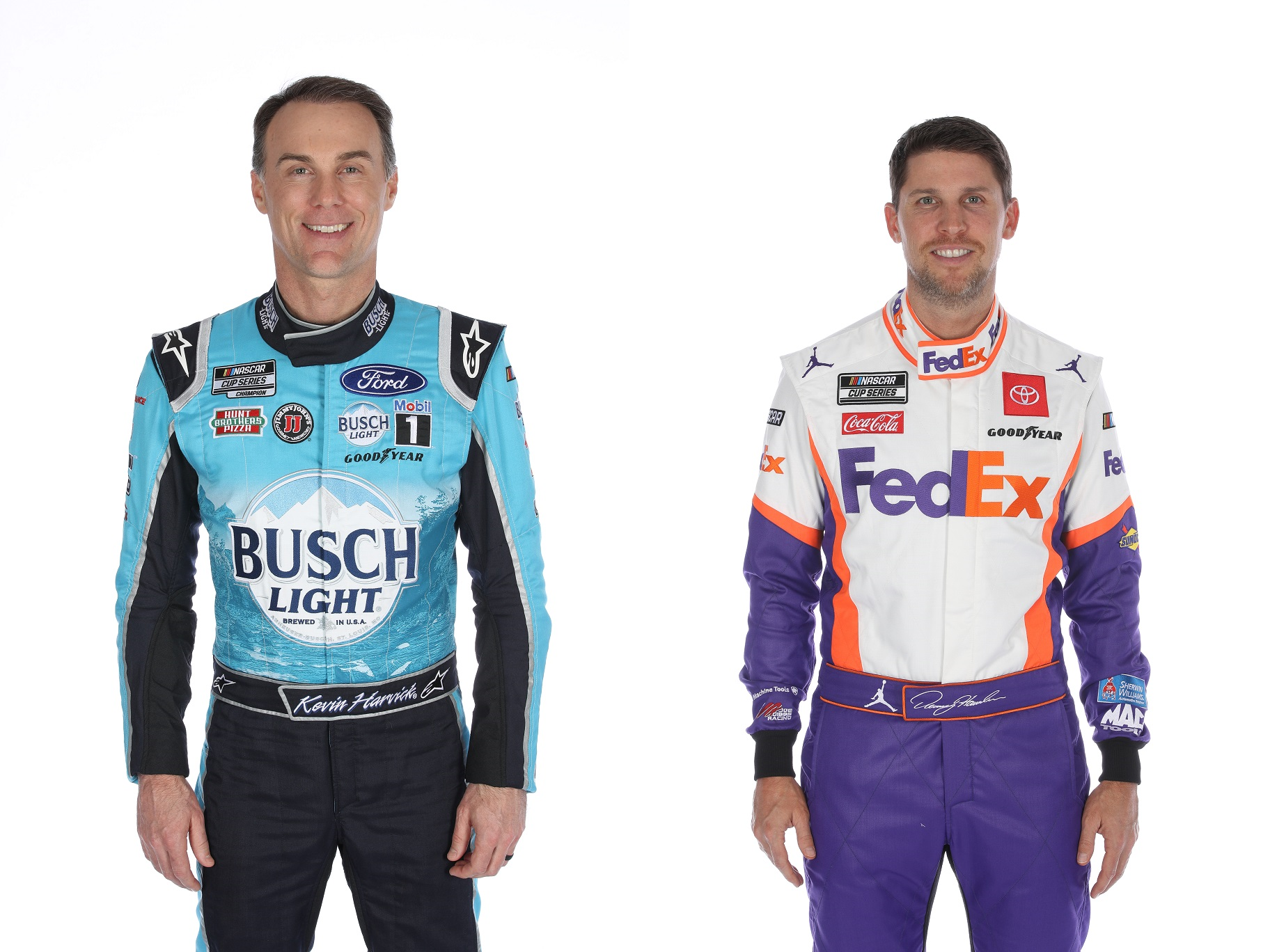 Without a doubt, Kevin Harvick and Denny Hamlin are head of the class.