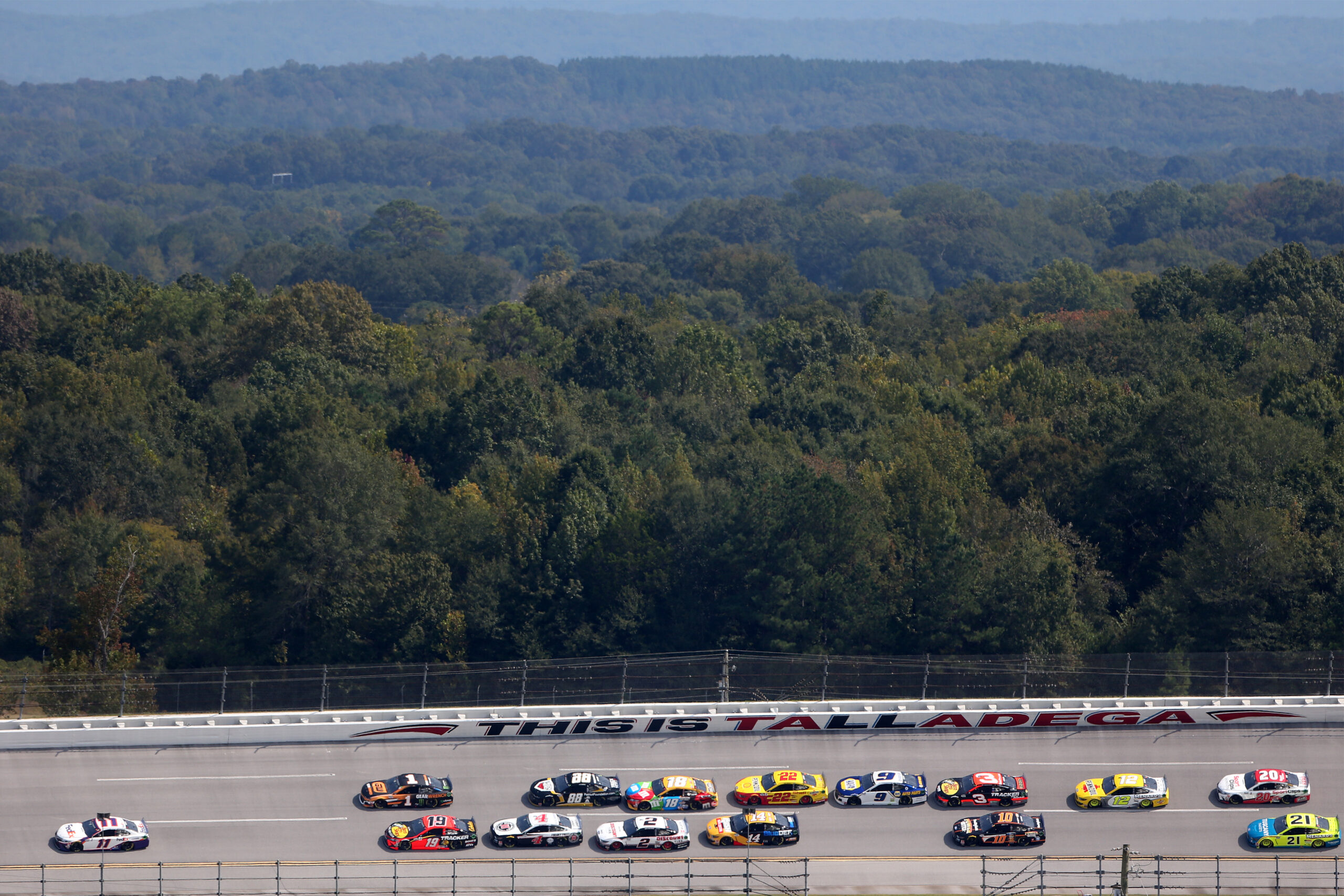 Who will reign supreme in Sunday's GEICO 500 at Talladega? (Photo: Brian Lawdermilk/Getty Images)