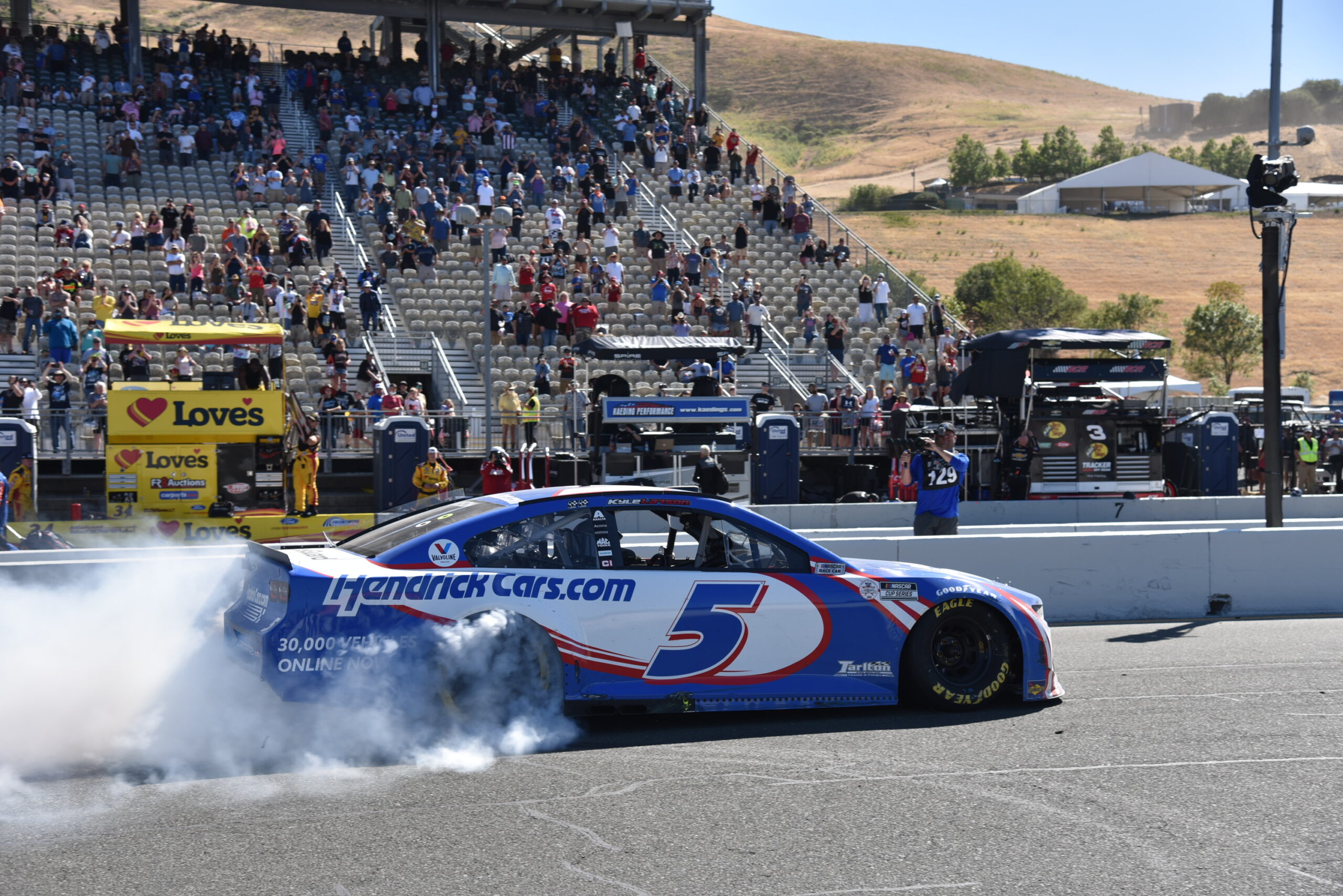 Finally, Kyle Larson earns a home state win at Sonoma. (Photo: Luis Torres/The Podium Finish)