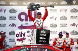 Once again, Kyle Larson emerged victorious but this time at Nashville. (Photo: Jared C. Tilton/Getty Images)