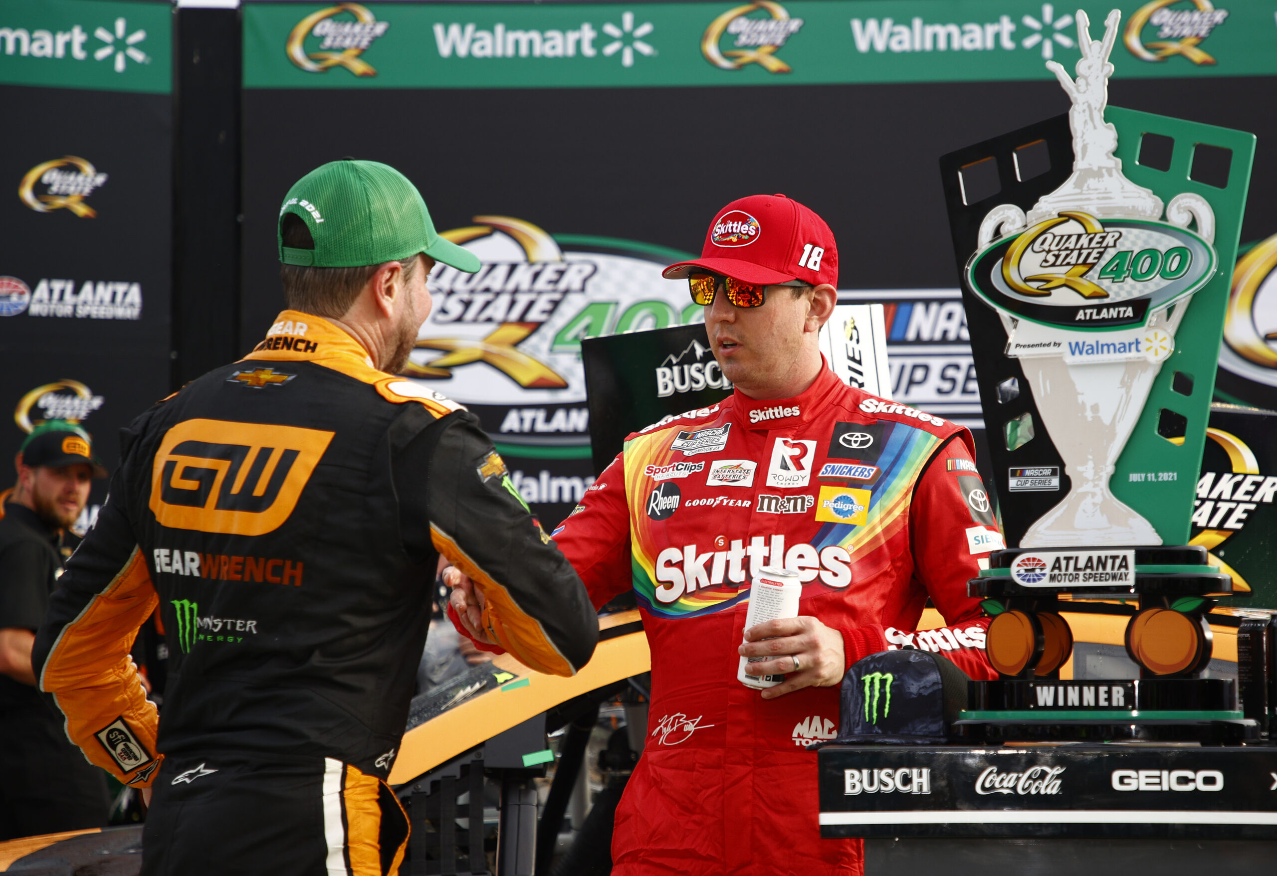 Like the Bee Gees, the Busch brothers win again. (Photo: Jared C. Tilton/Getty Images)