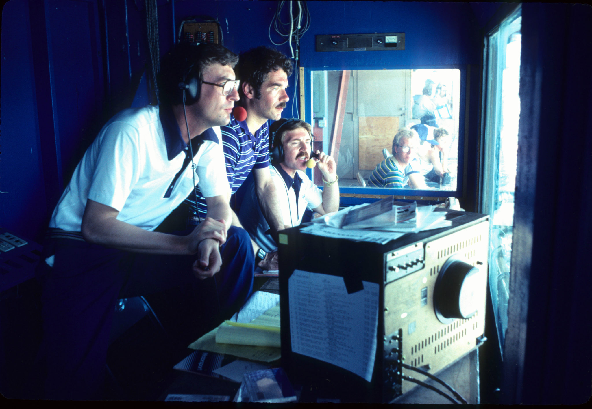 Uniquely, Bob Jenkins meshed with any broadcasting colleague like the late Larry Nuber. (Photo: ESPN Images)