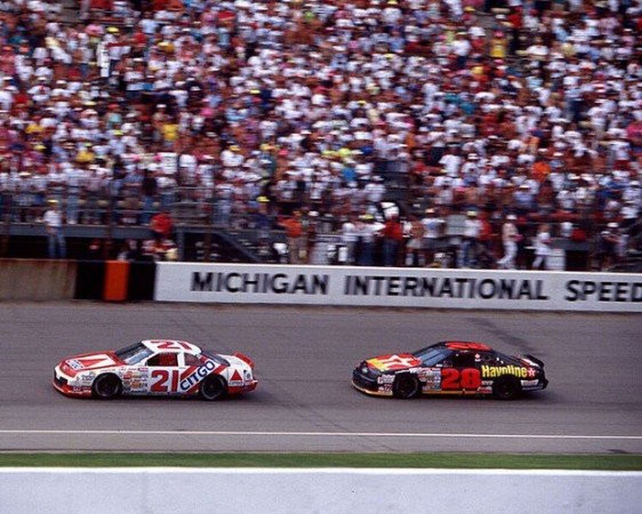 Significantly, Dale Jarrett, then at age 34, bested Davey Allison at Michigan in 1991. (Photo: ISC Archives)
