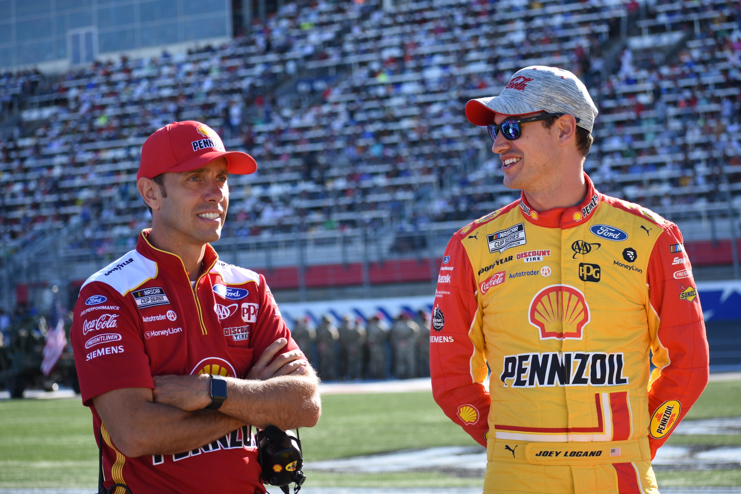 "He’s not afraid to take chances, make big swings at adjustments and that’s huge with the way we’re racing right now." - Joey Logano on crew chief Paul Wolfe. (Photo: Michael Guariglia | The Podium Finish)