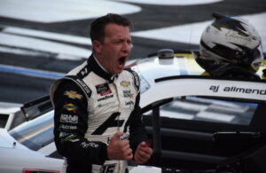 AJ Allmendinger can't be that excited for "Hot Seat," can he? (Photo: Michael Guariglia | The Podium Finish)